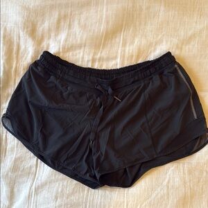 Lululemon Athletica Black Hotty Hot Athletic Shorts